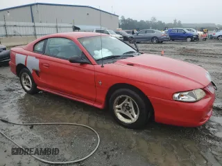 1996 Ford Mustang with VIN 1FALP4047TF193841, listed as a Copart auction lot 71792824 with 95,116 mi miles and Salvage Title. Bid and sale history available at carsss.com. Image 4.