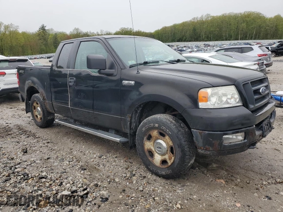2005 Ford F-150 STX with VIN 1FTRX14W35KE52124, listed as a Copart auction lot 55623765 with 127,747 mi miles and Clean title. Bid and sale history available at DreamBid. Image 4.