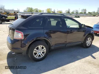 2007 Ford Edge SEL PLUS with VIN 2FMDK39C17BB57132, listed as a Copart auction lot 52845925 with 140,448 mi miles and Salvage Title. Bid and sale history available at carsss.com. Image 3.