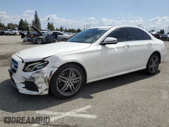2019 Mercedes-Benz E 300 with VIN WDDZF4JB4KA568736, listed as a Copart auction lot 51931225 with 76,692 mi miles and Salvage title. Bid and sale history available at DreamBid. Image 1.