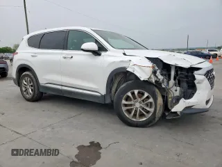 2020 Hyundai Santa Fe SE with VIN 5NMS2CAD1LH157689, listed as a Copart auction lot 53910495 with 73,011 mi miles and Clean Title. Bid and sale history available at carsss.com. Image 4.