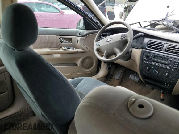 2002 Ford Taurus SES Standard with VIN 1FAFP55UX2A202460, listed as a Copart auction lot 50206465 with 267,625 mi miles and Non Repairable. Bid and sale history available at carsss.com. Image 8.