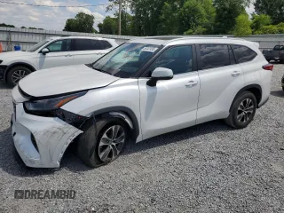 2023 Toyota Highlander L with VIN 5TDKDRAH5PS511359, listed as a Copart auction lot 55347435 with 27,307 mi miles and Salvage title. Bid and sale history available at DreamBid. Image 1.