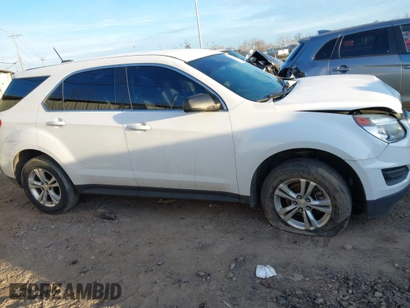 2016 Chevrolet Equinox LS with VIN 2GNALBEK7G6350624, listed as a IAAI auction lot 41045164 with 117,493 mi miles. Bid and sale history available at carsss.com. Image 13.