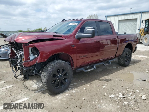 2024 Ram 2500 Big Horn with VIN 3C6UR5DL0RG247012, listed as a Copart auction lot 53093935 with 5,924 mi miles and Salvage title. Bid and sale history available at DreamBid. Image 1.