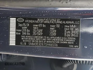 2025 Hyundai Tucson Limited with VIN 5NMJE3DE7SH465116, listed as a Copart auction lot 83643814 with 2,242 mi miles and Salvage Title. Bid and sale history available at carsss.com. Image 16.
