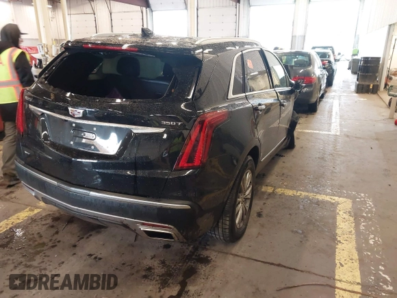 2021 Cadillac XT5 AWD Premium Luxury with VIN 1GYKNDR48MZ193453, listed as a IAAI auction lot 41249091 with 1 mi miles. Bid and sale history available at carsss.com. Image 4.