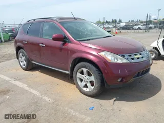 2005 Nissan Murano SL with VIN JN8AZ08WX5W435121, listed as a IAAI auction lot 42115918 with 265,585 mi miles. Bid and sale history available at carsss.com. Image 1.