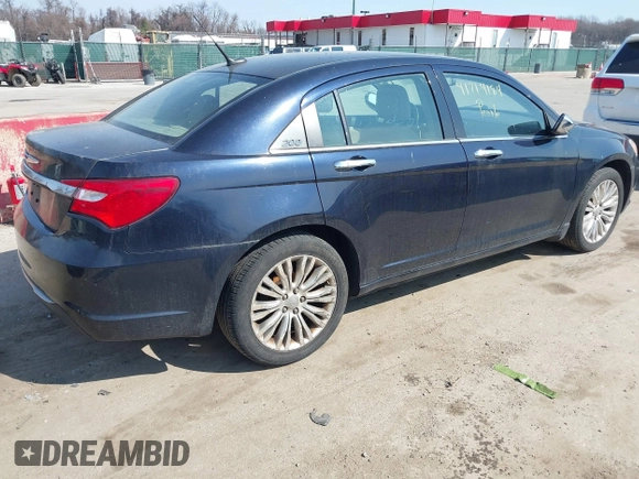 2011 Chrysler 200 Limited with VIN 1C3BC2FG4BN526741, listed as a IAAI auction lot 41714184 with 112,043 mi miles. Bid and sale history available at carsss.com. Image 4.