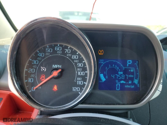 2014 Chevrolet Spark LT with VIN KL8CF6S93EC510478, listed as a Copart auction lot 51993474 with 47,587 mi miles and Salvage Title. Bid and sale history available at carsss.com. Image 9.