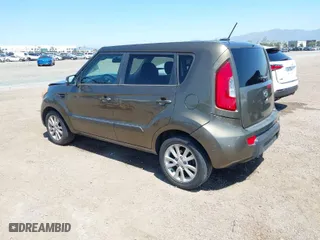 2012 Kia Soul + with VIN KNDJT2A67C7477496, listed as a IAAI auction lot 41980260 with 108,553 mi miles. Bid and sale history available at carsss.com. Image 3.