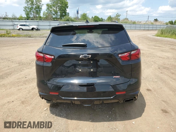 2021 Chevrolet Blazer RS with VIN 3GNKBKRS3MS507404, listed as a Copart auction lot 60249645 with 85,869 mi miles and Salvage title. Bid and sale history available at DreamBid. Image 6.