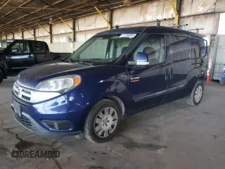 2015 Ram ProMaster City Cargo Tradesman SLT with VIN ZFBERFBT5F6952068, listed as a Copart auction lot 71799084 with 83,411 mi miles and Salvage Title. Bid and sale history available at DreamBid. Image 1.