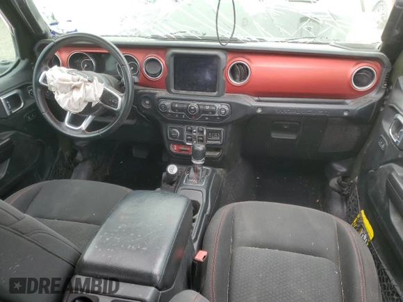 2021 Jeep Wrangler Unlimited Rubicon with VIN 1C4JJXFM0MW520948, listed as a Copart auction lot 88413745 with 72,174 mi miles and Salvage Title. Bid and sale history available at carsss.com. Image 8.