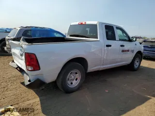 2023 Ram 1500 Classic Express with VIN 1C6RR7FG2PS594705, listed as a Copart auction lot 74591984 with 43,049 mi miles and Salvage Title. Bid and sale history available at carsss.com. Image 3.