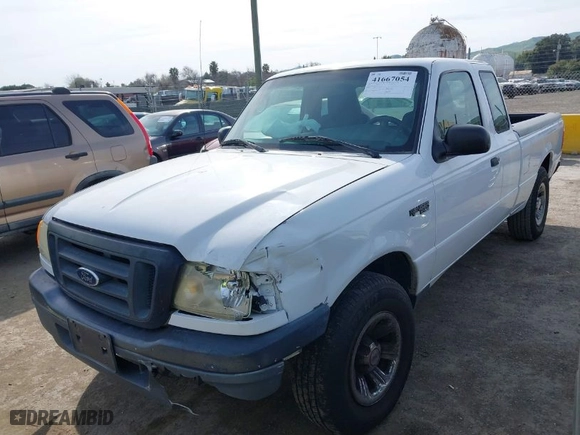 2005 Ford Ranger XL with VIN 1FTYR14EX5PA44624, listed as a IAAI auction lot 41667054 with 122,414 mi miles. Bid and sale history available at carsss.com. Image 2.