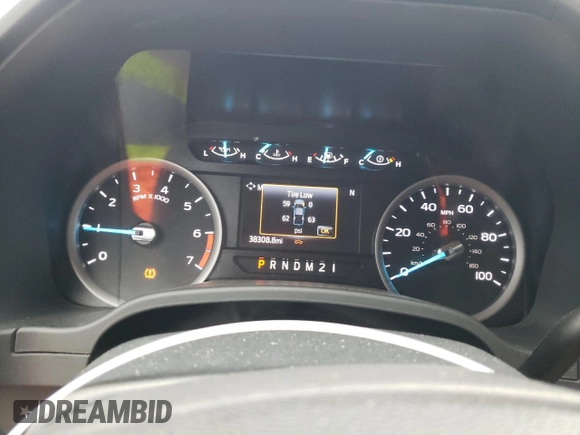 2022 Ford F-250 XL with VIN 1FT7X2B68NED37016, listed as a Copart auction lot 45177185 with 38,308 mi miles and Salvage Title. Bid and sale history available at DreamBid. Image 9.