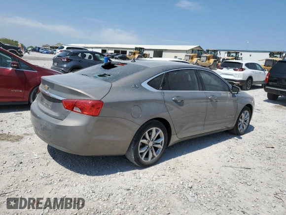 2018 Chevrolet Impala LT with VIN 2G1105S32J9138275, listed as a Copart auction lot 53507495 with 125,231 mi miles and Salvage Title. Bid and sale history available at DreamBid. Image 3.