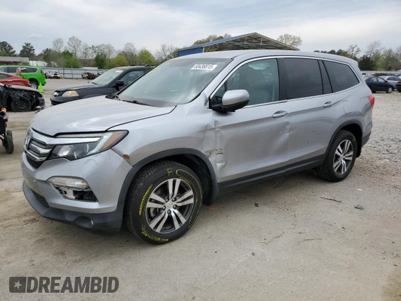2016 Honda Pilot EX with VIN 5FNYF5H36GB033027, listed as a Copart auction lot 50436815 with 108,719 mi miles and Salvage Title. Bid and sale history available at carsss.com. Image 1.