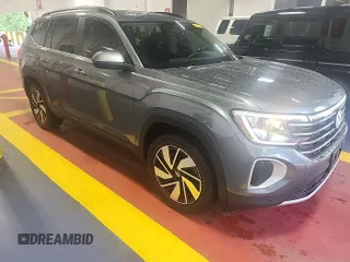 2024 Volkswagen Atlas SE with VIN 1V2HR2CAXRC564175, listed as a IAAI auction lot 42731227 with 14,479 mi miles and . Bid and sale history available at DreamBid. Image 1.
