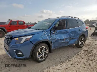 2023 Subaru Forester Touring with VIN JF2SKARC8PH454113, listed as a Copart auction lot 57437985 with 3,035 mi miles and Salvage title. Bid and sale history available at DreamBid. Image 1.