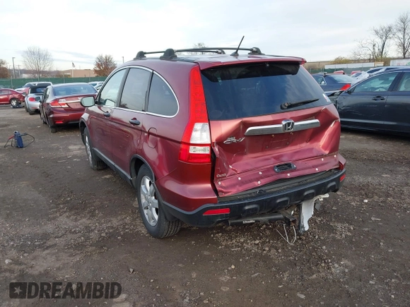 2008 Honda CR-V EX with VIN 5J6RE48528L025020, listed as a IAAI auction lot 40967326 with Not Provided miles. Bid and sale history available at carsss.com. Image 3.