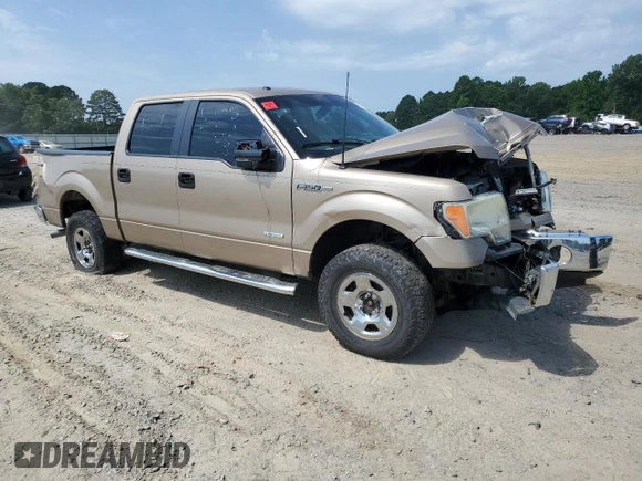 2013 Ford F-150 XL with VIN 1FTFW1ET2DKE96415, listed as a Copart auction lot 63535165 with 203,593 mi miles and Clean title. Bid and sale history available at DreamBid. Image 4.