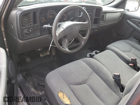 2006 Chevrolet Silverado 1500 Work Truck with VIN 1GCEC19X06Z285743, listed as a Copart auction lot 85202824 with 189,657 mi miles and Salvage Title. Bid and sale history available at carsss.com. Image 8.