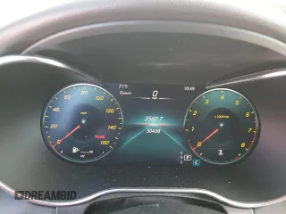 2021 Mercedes-Benz C 300 with VIN W1KWF8EB6MR645731, listed as a Copart auction lot 74212924 with 30,458 mi miles and Salvage title. Bid and sale history available at DreamBid. Image 9.