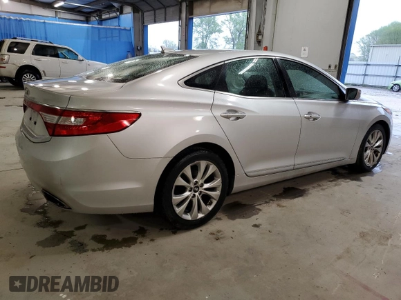 2013 Hyundai Azera with VIN KMHFG4JG4DA251852, listed as a Copart auction lot 52888545 with 114,851 mi miles and Salvage Title. Bid and sale history available at DreamBid. Image 3.