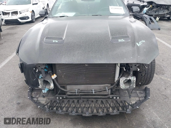 2022 Ford Mustang EcoBoost with VIN 1FA6P8TH2N5135583, listed as a IAAI auction lot 42280818 with 18,377 mi miles and . Bid and sale history available at DreamBid. Image 6.