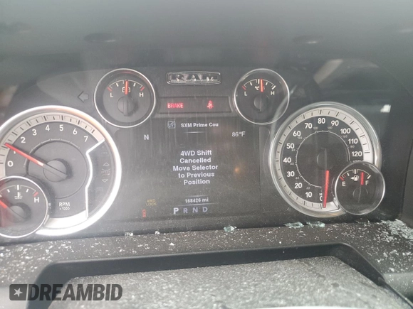 2013 Ram 2500 Big Horn z VIN 3C6TR5DT4DG547754, wystawiony jako Copart lot #60318785 z przebiegiem 168 426 mil mil oraz Szkoda całkowita • Salvage title. Historia ofert i sprzedaży dostępna na DreamBid. Obrazek 9.