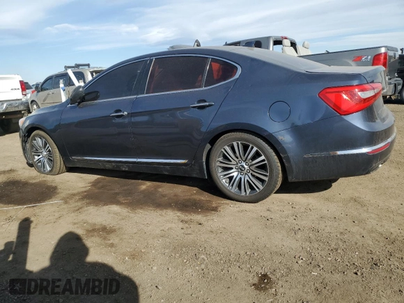 2014 Kia Cadenza Premium with VIN KNALN4D7XE5145311, listed as a Copart auction lot 48396535 with 193,301 mi miles and Salvage Title. Bid and sale history available at carsss.com. Image 2.