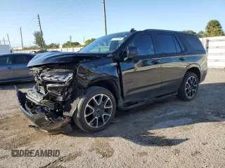 2023 Chevrolet Tahoe RST with VIN 1GNSCRKDXPR483465, listed as a Copart auction lot 77744604 with 11,078 mi miles and Salvage title. Bid and sale history available at DreamBid. Image 1.