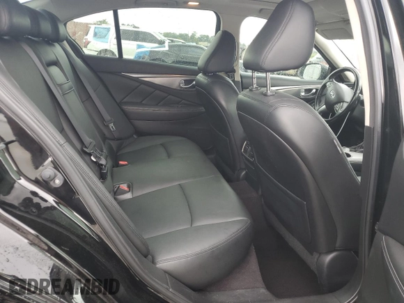 2015 Infiniti Q50 Sport with VIN JN1BV7AP2FM358154, listed as a Copart auction lot 55402455 with 154,630 mi miles and Salvage title. Bid and sale history available at DreamBid. Image 10.