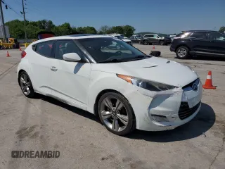 2012 Hyundai Veloster w/Gray Int with VIN KMHTC6AD7CU049777, listed as a Copart auction lot 54800215 with 221,091 mi miles and Clean title. Bid and sale history available at DreamBid. Image 4.