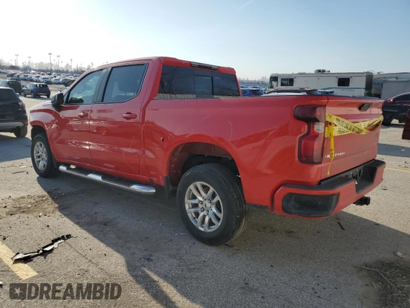 2020 Chevrolet Silverado 1500 RST with VIN 3GCPWDED3LG107835, listed as a Copart auction lot 48544515 with 78,765 mi miles and Salvage Title. Bid and sale history available at DreamBid. Image 2.