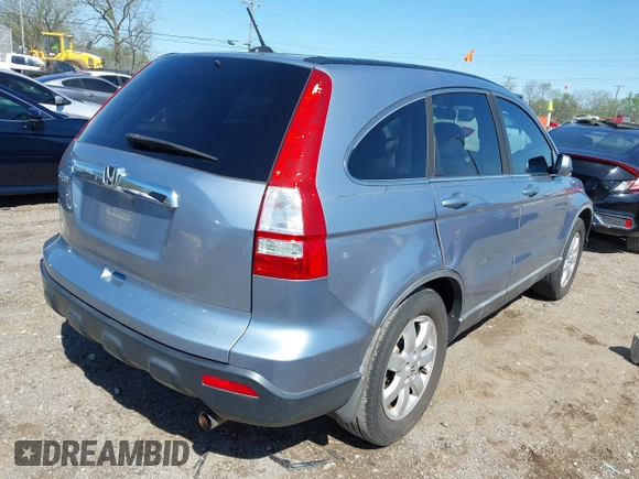 2008 Honda CR-V EX-L with VIN 5J6RE48738L028476, listed as a IAAI auction lot 42037214 with 180,514 mi miles. Bid and sale history available at carsss.com. Image 4.