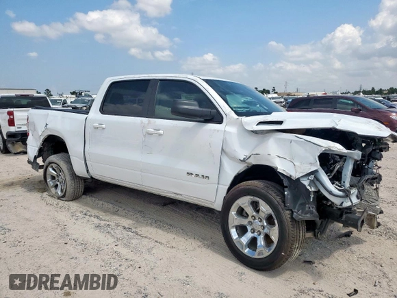 2022 Ram 1500 Big Horn with VIN 1C6RRFFG2NN349716, listed as a Copart auction lot 58386555 with Not provided miles and Salvage title. Bid and sale history available at DreamBid. Image 4.