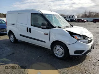 2022 Ram ProMaster City Cargo Tradesman with VIN ZFBHRFAB0N6W68559, listed as a Copart auction lot 51161655 with 57,072 mi miles and Salvage title. Bid and sale history available at DreamBid. Image 4.