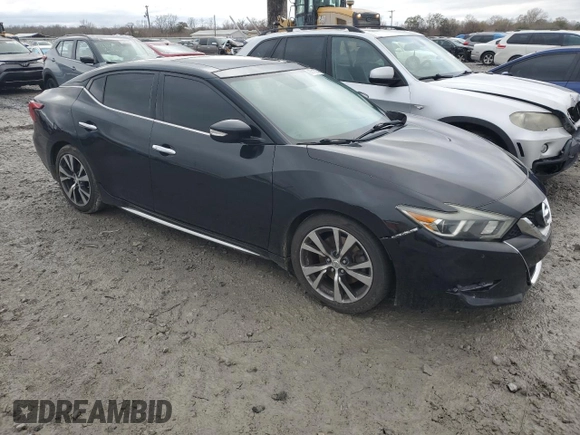 2017 Nissan Maxima SR with VIN 1N4AA6AP7HC419799, listed as a Copart auction lot 86616794 with 117,251 mi miles and Salvage title. Bid and sale history available at DreamBid. Image 4.
