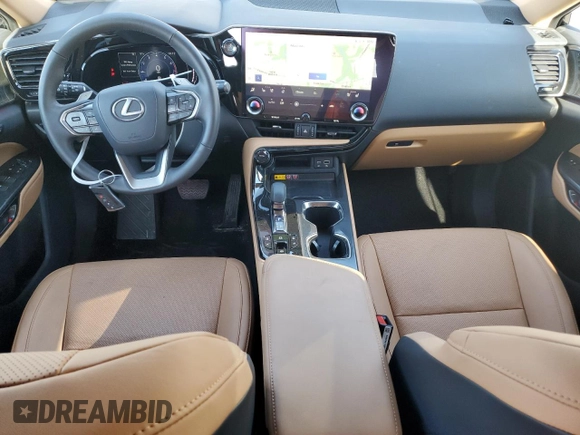 2025 Lexus NX with VIN 2T2GGCEZ5SC066356, listed as a Copart auction lot 47031765 with 3,235 mi miles and Salvage Title. Bid and sale history available at carsss.com. Image 8.