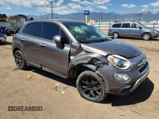 2016 FIAT 500X Trekking with VIN ZFBCFXCT7GP438562, listed as a Copart auction lot 60483465 with 160,991 mi miles and Salvage title. Bid and sale history available at DreamBid. Image 4.