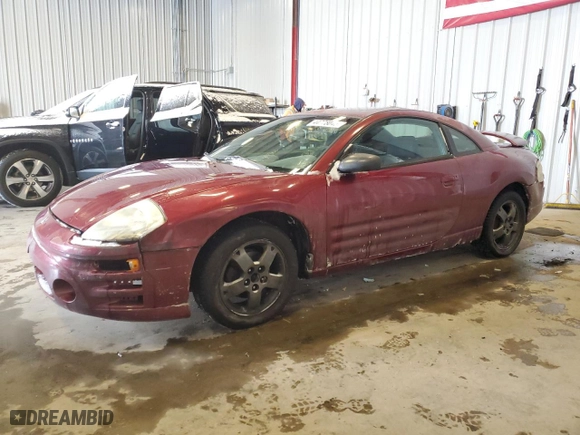 2004 Mitsubishi Eclipse GS with VIN 4A3AC44GX4E051974, listed as a Copart auction lot 44778045 with 229,345 mi miles and Clean Title. Bid and sale history available at carsss.com. Image 1.