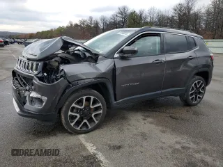 2018 Jeep Compass Limited with VIN 3C4NJDCBXJT470838, listed as a Copart auction lot 82395074 with 59,624 mi miles and Non Repairable. Bid and sale history available at DreamBid. Image 1.