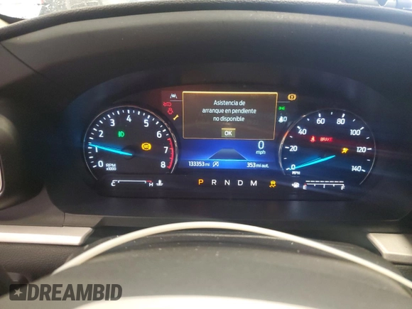 2020 Ford Explorer XLT with VIN 1FMSK8DH0LGC88692, listed as a Copart auction lot 41575285 with 133,353 mi miles and Salvage Title. Bid and sale history available at carsss.com. Image 9.