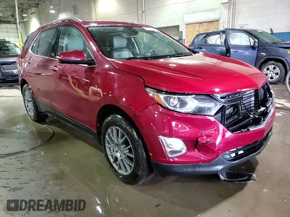 2018 Chevrolet Equinox Premier with VIN 2GNAXMEV5J6307661, listed as a Copart auction lot 52610485 with 107,223 mi miles and Salvage Title. Bid and sale history available at carsss.com. Image 14.