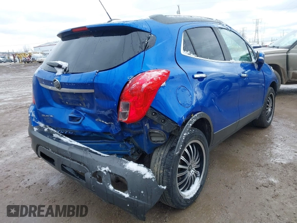 2016 Buick Encore with VIN KL4CJASB5GB716352, listed as a IAAI auction lot 40925663 with 108,049 mi miles and . Bid and sale history available at carsss.com. Image 6.
