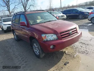 2006 Toyota Highlander w/3rd Row with VIN JTEDP21A060126282, listed as a IAAI auction lot 41872852 with 70,000 mi miles. Bid and sale history available at carsss.com. Image 1.