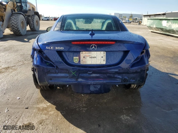 2017 Mercedes-Benz SLC with VIN WDDPK3JA4HF132047, listed as a Copart auction lot 42331855 with 70,096 mi miles and Salvage Title. Bid and sale history available at carsss.com. Image 6.